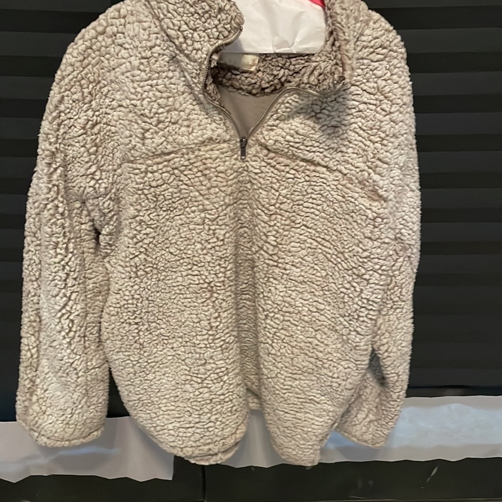Tan Sherpa Pull-Over Altar’d State
